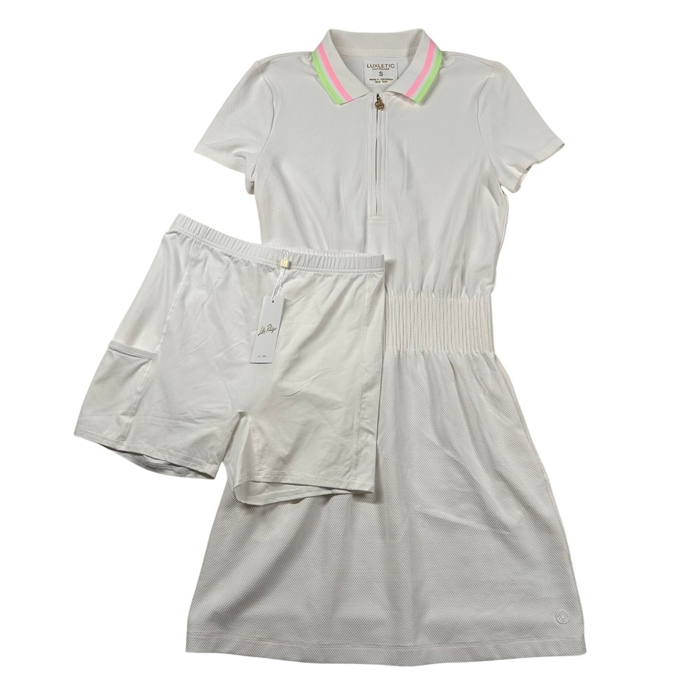 Lilly Pulitzer Dress Set Womens S Luxletic Active Resort UPF Tennis Pickleball
